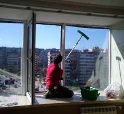 Мытье окон в однокомнатной квартире Серпухов